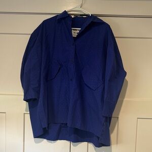 Henrik Vibskov Blue Button- Up Shirt